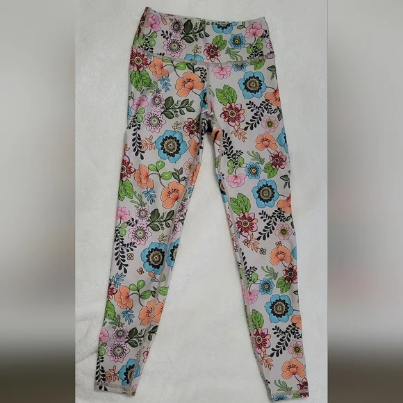 Becco Floral Leggings NWOT - Picture 3 of 10